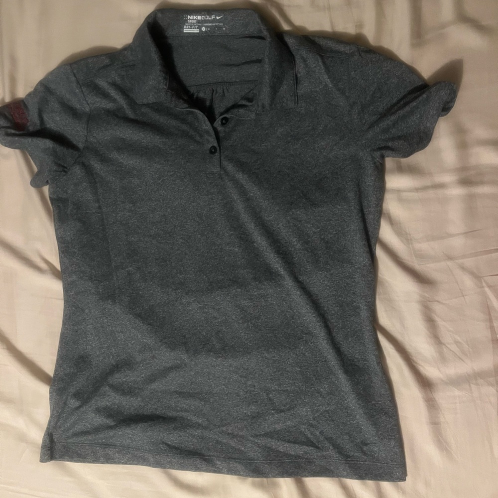 Nike golf collared shirt.